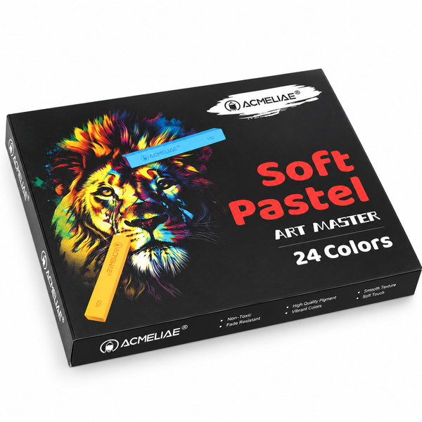 Набір сухої м'якої пастелі Acmeliae Soft Pastel 24 кольори 0217 фото