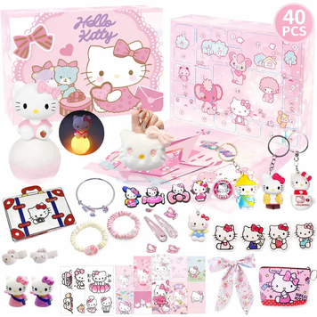 Адвент-календар Hello Kitty з аксесуарами, 40 сюрпризів 0723 фото