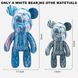 Ведмедик fluid bear bearbrick, 23 см, з фарбами  BR-23 фото 4