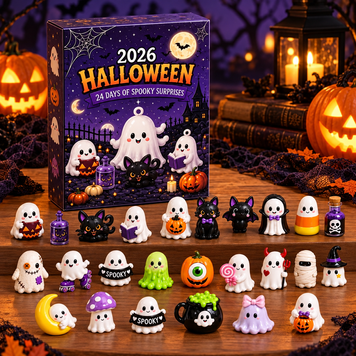 Адвент-календар на Геловін 2026 Cute Ghost Set 24 мініфігурки 0801 фото