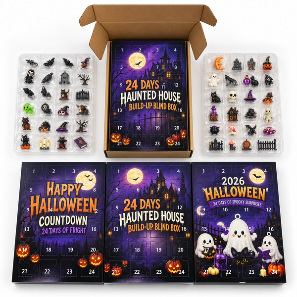 Адвент-календар на Геловін 2026 Cute Ghost Set 24 мініфігурки 0801 фото