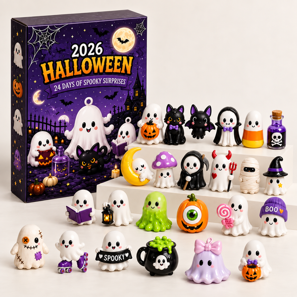 Адвент-календар на Геловін 2026 Cute Ghost Set 24 мініфігурки 0801 фото