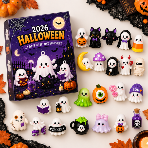 Адвент-календар на Геловін 2026 Cute Ghost Set 24 мініфігурки 0801 фото