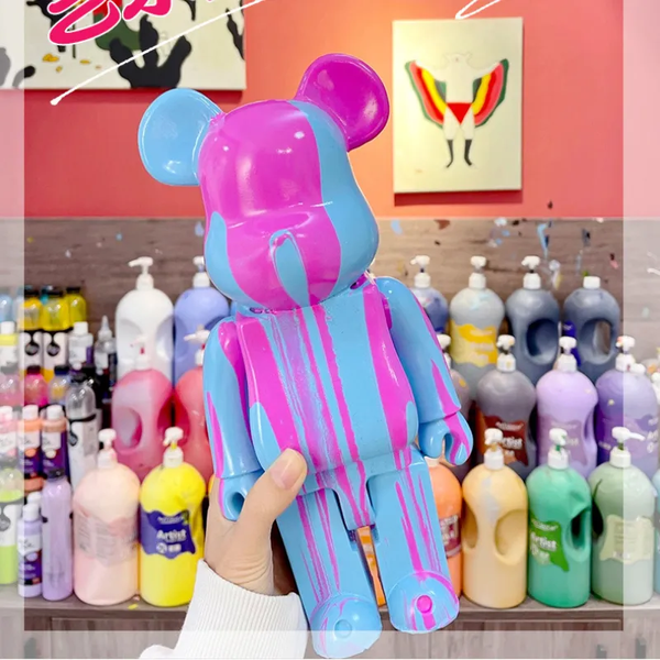 Ведмедик Milli fluid bear bearbrick, 27 см,  без фарб BR-2-27 фото